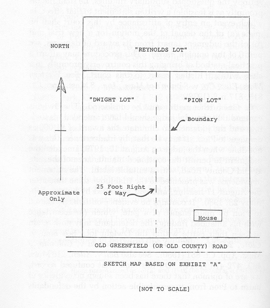 Sketch Map Based on Exhibit A