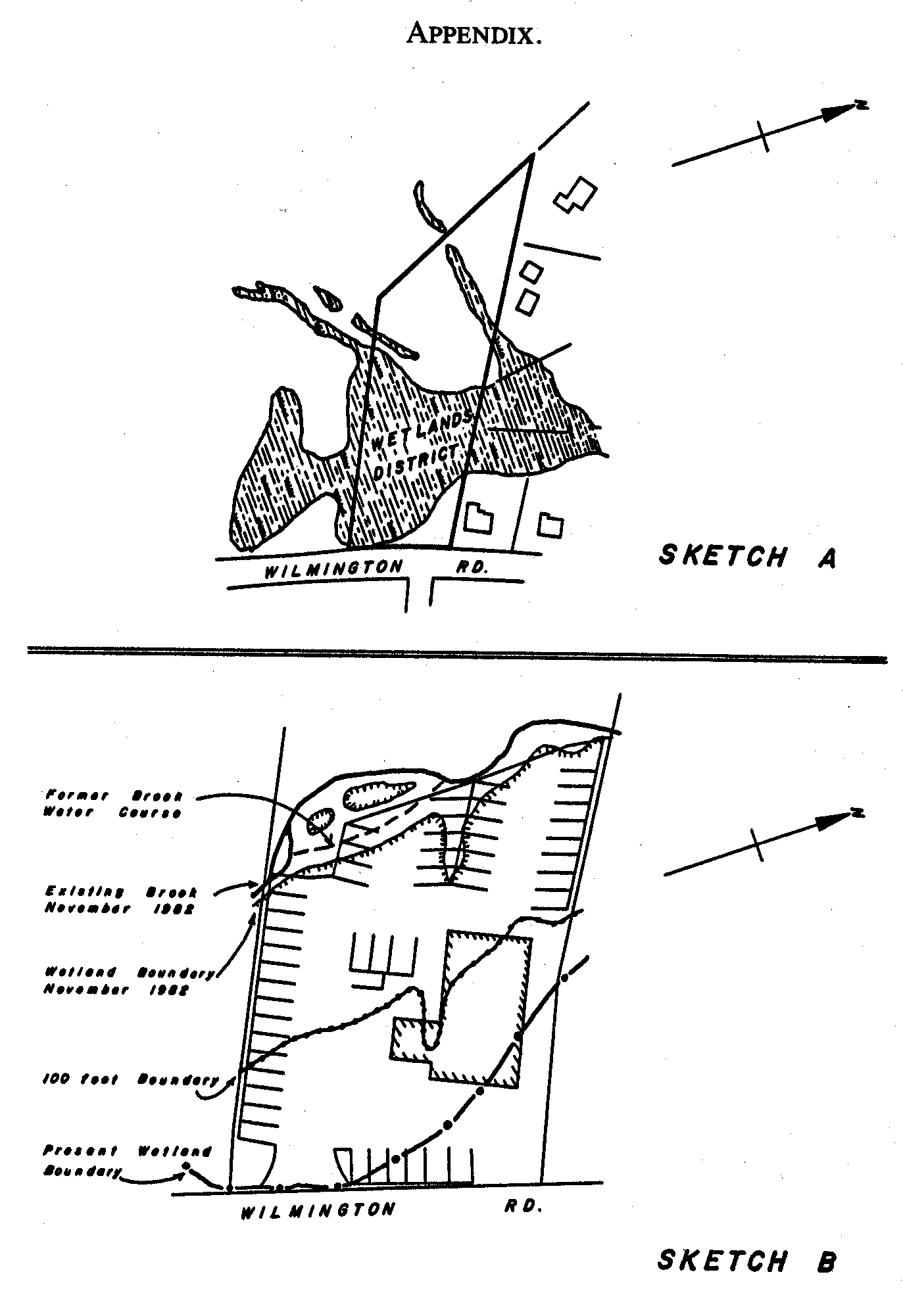 Sketch A and Sketch B