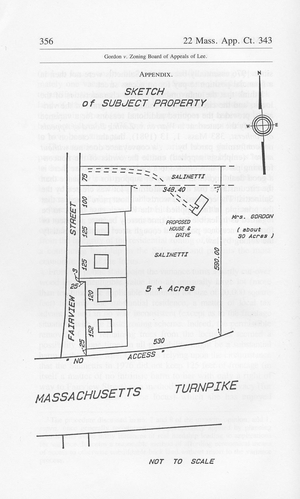 APPENDIX. SKETCH OF SUBJECT PROPERTY.