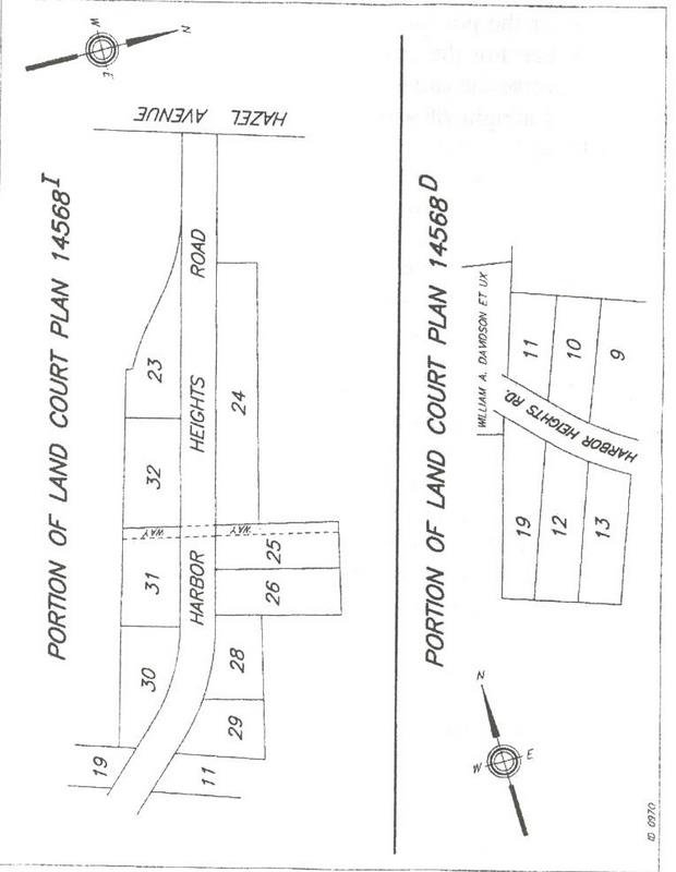 Appendix:  Portion of Land Court Plan