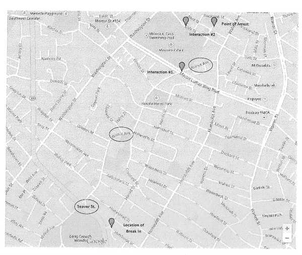Map of area