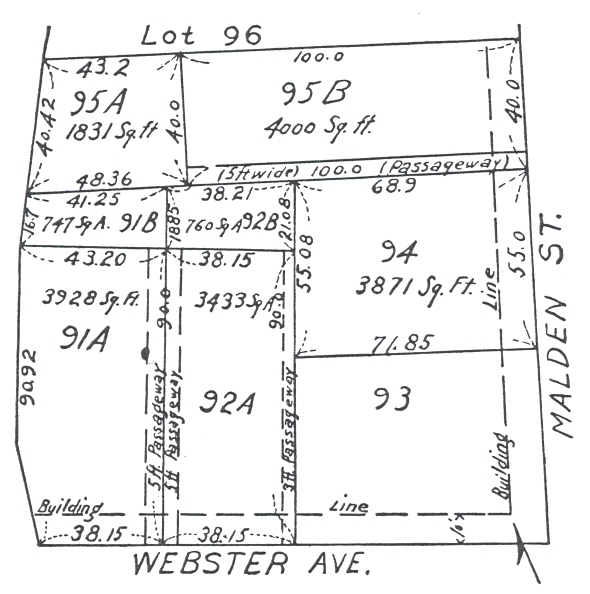 map of lot plan