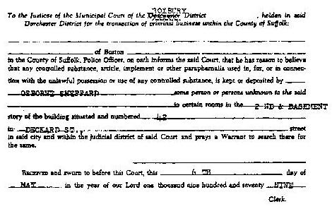 Warrant Request