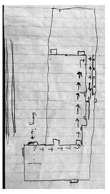 Sketched map